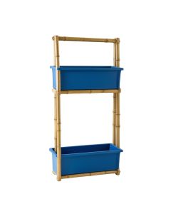 Shore Arc Empty Vertical Garden Frame - Blue (synthetic illustration; no displayed measurements)