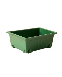 Summit Arc Empty Railing Planter With Integral Brackets - Green