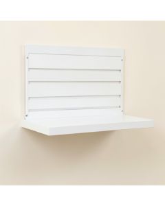Lake Bluff Wall-Mounted Entryway Organizer Shelf - White (synthetic illustration; no displayed measurements)