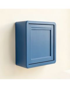 Olive Edge Wall-Mounted Entry Cabinet - Blue (synthetic illustration; no displayed measurements)