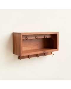 Cliff Arc Wall-Mounted Entryway Organizer Shelf (synthetic illustration; no displayed measurements)