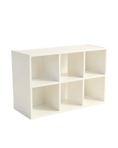 Spruce Edge Desktop Shelving Unit - White (synthetic illustration; no displayed measurements)