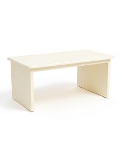 Slate Dale Desktop Monitor Riser - Ivory (synthetic illustration; no displayed measurements)