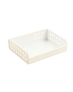 Hazel Crossing Empty Under-Desk Cable Tray - White