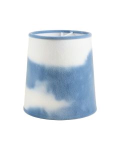 Mod Dinosaur 7 '' H X 10 '' W Brushed Microfiber Empire Lamp Shade ( Uno ) In White/Blue (synthetic illustration; no displayed measurements)