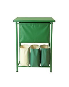 Briar Dell Laundry Sorting Station With Plain Removable Bags - Green (synthetic illustration; no displayed measurements)