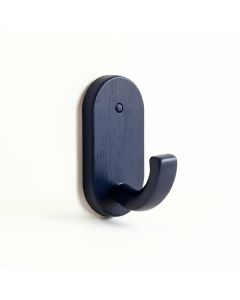 Ridge Arc Wall-Mounted Robe Hook - Navy (synthetic illustration; no displayed measurements)