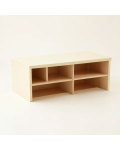 Hazel Dale Shoe Storage Bench - Cream (synthetic illustration; no displayed measurements)