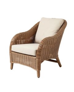 Berchmans Wicker Rocker Chair With Cushions (synthetic illustration; no displayed measurements)