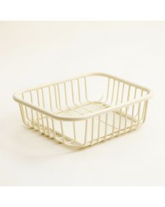Pine Brook Empty Under-Desk Cable Tray - Ivory (synthetic illustration; no displayed measurements)