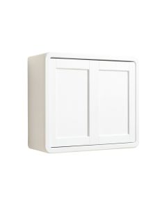 Field Dale Wall-Mounted Entry Cabinet - White (synthetic illustration; no displayed measurements)