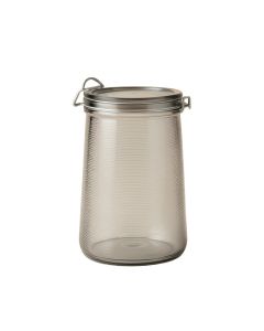 Willow Brook Storage Canister With Lid - Gray