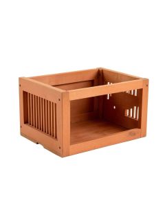 Stone Bridge Empty Furniture-Style Pet Crate - Terracotta