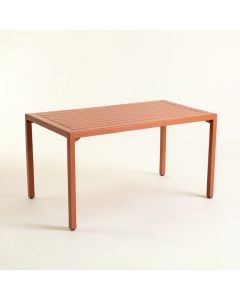 Slate Dale Patio Table - Terracotta (synthetic illustration; no displayed measurements)