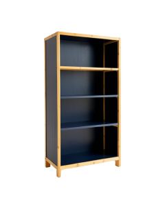 Shore Falls Freestanding Bookcase - Navy