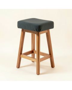 Ennu Solid Wood Bar & Counter Stool (synthetic illustration; no displayed measurements)