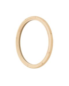 Dawn Branch Framed Wall Mirror - Ivory