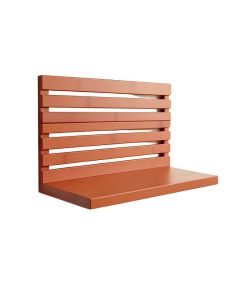 Ash Branch Wall-Mounted Entryway Organizer Shelf - Terracotta