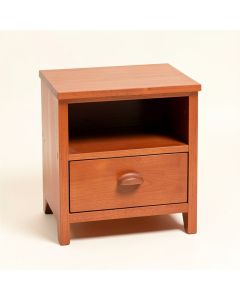 Moss Edge Nightstand - Terracotta (synthetic illustration; no displayed measurements)