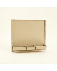 Juniper Bridge Empty Wall-Mounted Tool Organizer Panel - Beige (synthetic illustration; no displayed measurements)