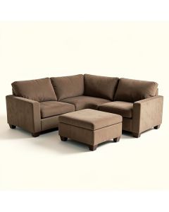 Pawnee 84 '' Wide Left Hand Facing Corner Sectional With Ottoman (synthetic illustration; no displayed measurements)