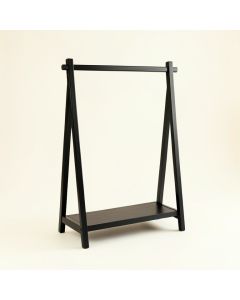 Shore Branch Empty Garment Rack - Black (synthetic illustration; no displayed measurements)