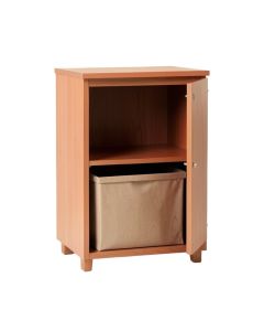 Cliff Canyon Freestanding Pull-Out Hamper Cabinet - Terracotta (synthetic illustration; no displayed measurements)