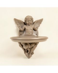 Cathedral Cherub Sculptural Wall Shelf (synthetic illustration; no displayed measurements)