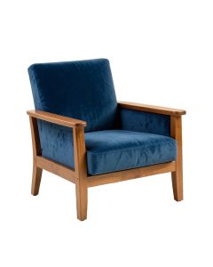 Shore Bluff Upholstered Armchair - Blue (synthetic illustration; no displayed measurements)