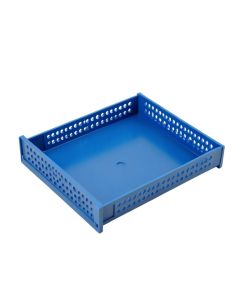 Slate Canyon Empty Under-Desk Cable Tray - Blue