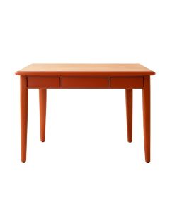 Field Bend Writing Desk - Terracotta (synthetic illustration; no displayed measurements)
