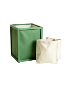 Vale Branch Laundry Sorting Station With Plain Removable Bags - Green (synthetic illustration; no displayed measurements)