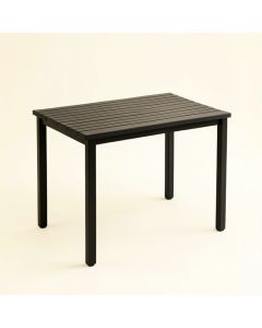 Spruce Bluff Patio Table - Black (synthetic illustration; no displayed measurements)