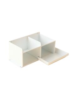 Olive Bridge Empty Coffee-Station Organizer - White