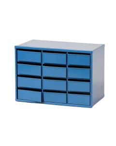 Heath Bridge Small-Parts Storage Drawer Cabinet - Blue (synthetic illustration; no displayed measurements)