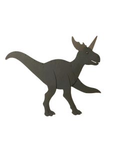 Medrano Dinosaur Portrait - Triceratops Paper Print (synthetic illustration; no displayed measurements)