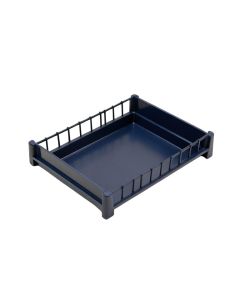 Glen Bridge Empty Under-Desk Cable Tray - Navy (synthetic illustration; no displayed measurements)
