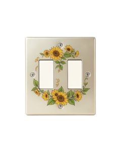 Sunflower Double Toggle Light Switch