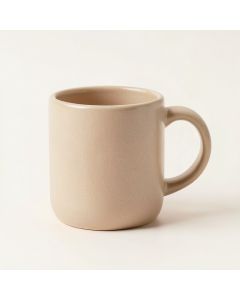 Hazel Bend Ceramic Mug - Beige (synthetic illustration; no displayed measurements)