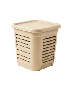 Holly Brook Closed Garden Compost Bin - Beige (synthetic illustration; no displayed measurements)