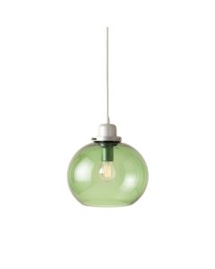Juniper Bluff Pendant Light Suspended From One Plain Cable - Green (synthetic illustration; no displayed measurements)