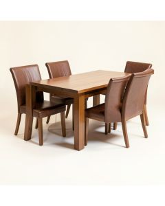 Artin 5 - Piece Solid Wood Breakfast Dining Set (synthetic illustration; no displayed measurements)