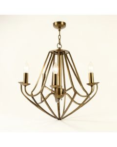 Maggiemae 4 - Light Lantern Geometric Chandelier (synthetic illustration; no displayed measurements)