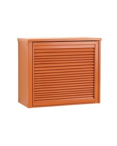 Dawn Dale Wall-Mounted Entry Cabinet - Terracotta (synthetic illustration; no displayed measurements)