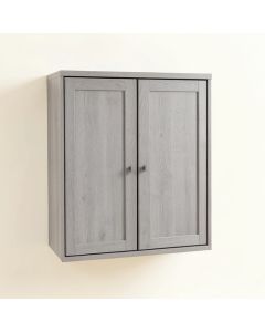 Moss Crossing Wall-Mounted Entry Cabinet - Gray (synthetic illustration; no displayed measurements)