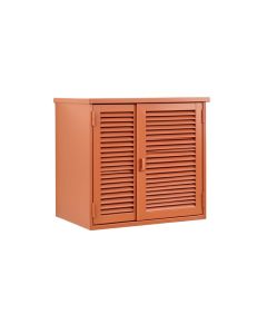 Elm Dell Wall-Mounted Entry Cabinet - Terracotta (synthetic illustration; no displayed measurements)