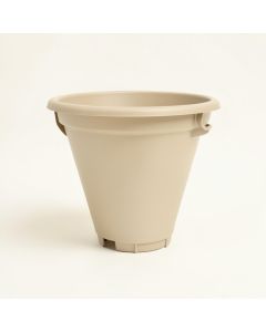 River Bend Empty Railing Planter With Integral Brackets - Beige (synthetic illustration; no displayed measurements)