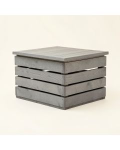 Maple Bend Closed Outdoor Storage Box - Gray (synthetic illustration; no displayed measurements)