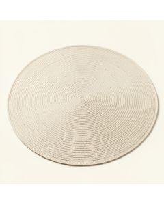 Elm Crest Round Area Rug - Ivory (synthetic illustration; no displayed measurements)