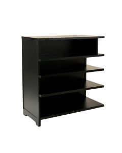 Dune Dell Desktop Shelving Unit - Black (synthetic illustration; no displayed measurements)